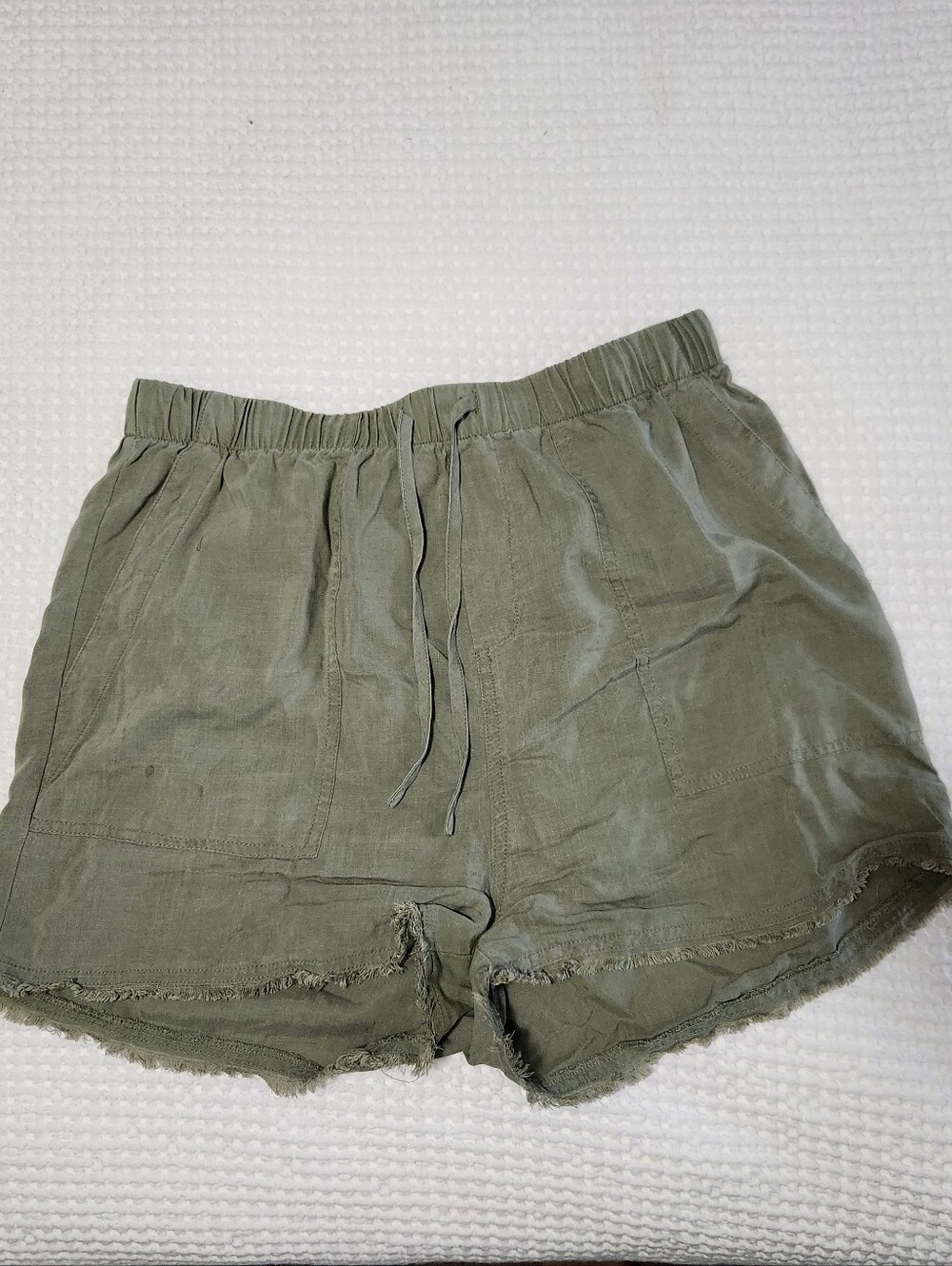 Wishlist Apparel High-Waist Women's Shorts in Olive Green